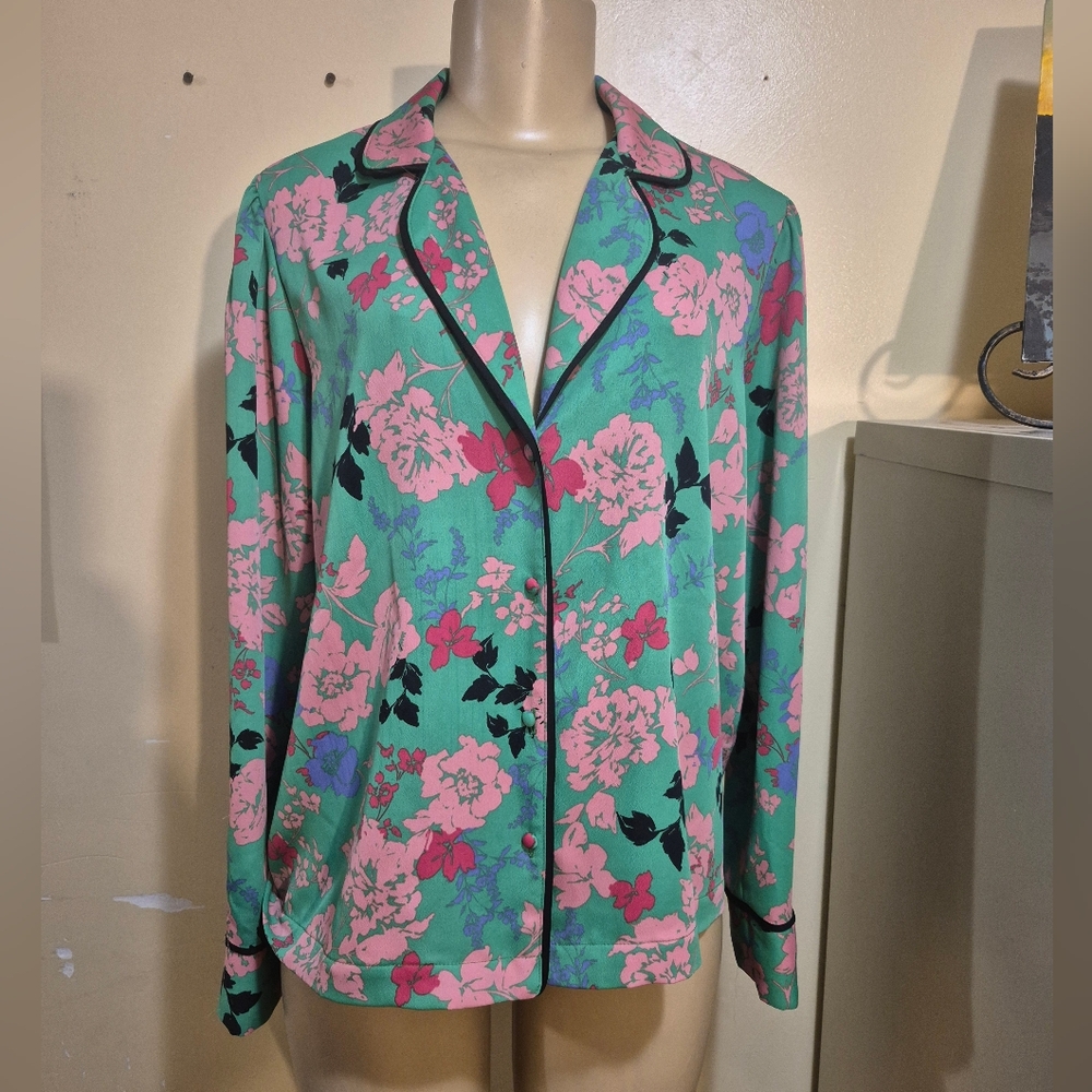 Misa Los Angeles Peony Shirt M